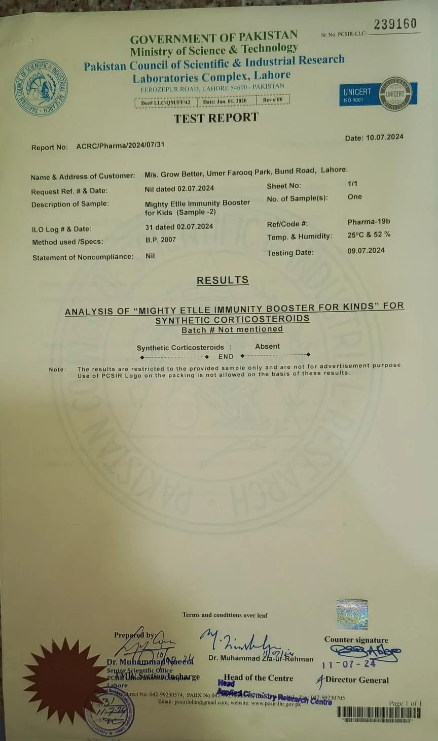 Mighty Mettle - Immunity Booster For Kids