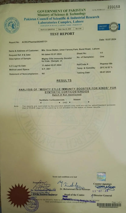 Mighty Mettle - Immunity Booster For Kids